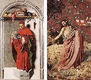 MASTER of the Aix Annunciation Prophet Jeremiah and Christ sgy oil painting reproduction